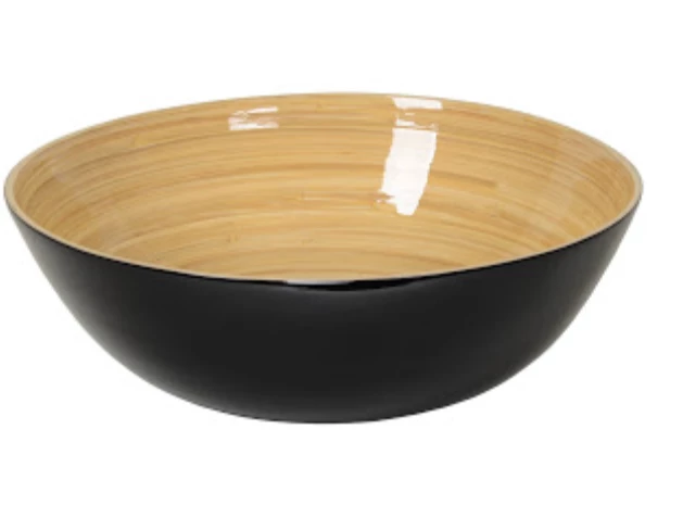 Albert L. Punkt BOWL BAMBOO GLOSS BLACK LARGE 1 Albert L. Punkt BOWL BAMBOO GLOSS BLACK LARGE