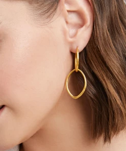 Julie Vos Fleur-de-Lis 2-in-1 Earring 7 Julie Vos Fleur-de-Lis 2-in-1 Earring