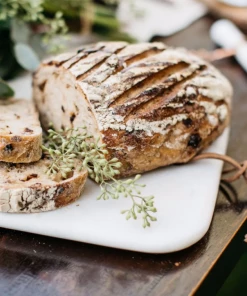 Caravan Home Gifts By Occasion Cheese Board Pepe Marble Available In Sizes (Black/White)