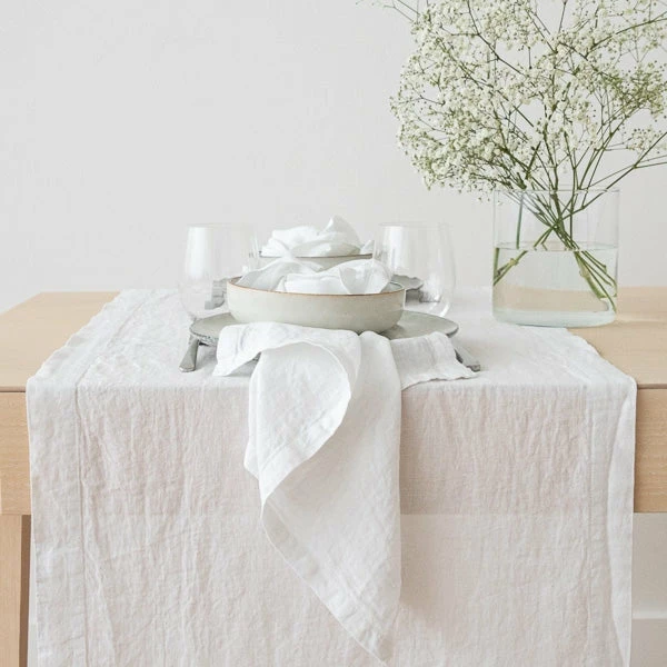 Linen Me Linen Napkin Stone Washed Optical White 3 Linen Me Linen Napkin Stone Washed Optical White