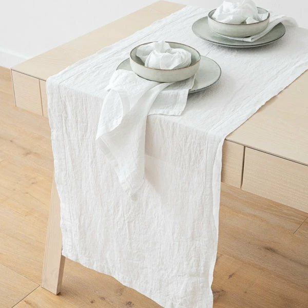 Linen Me Linen Napkin Stone Washed Optical White 4 Linen Me Linen Napkin Stone Washed Optical White