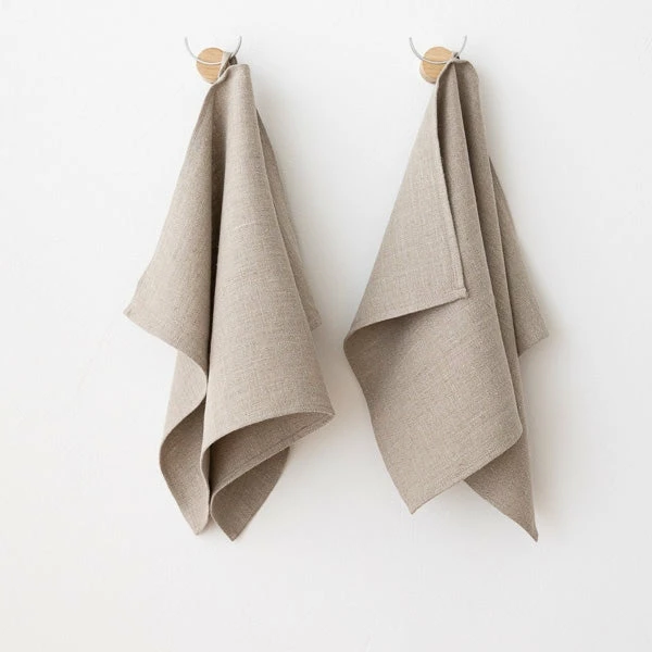 Linen Me Dining Tea Towels Natural Linen Lara 2 Linen Me Dining Tea Towels Natural Linen Lara