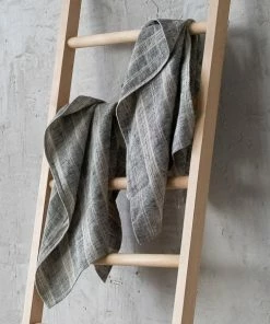 Linen Me Dining Tea Towels Black Multi Striped Linen 7 Linen Me Dining Tea Towels Black Multi Striped Linen