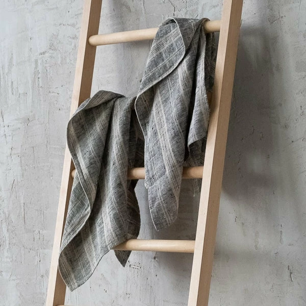 Linen Me Dining Tea Towels Black Multi Striped Linen 3 Linen Me Dining Tea Towels Black Multi Striped Linen