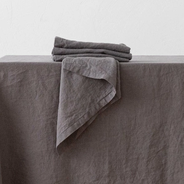 Linen Me Gifts By Occasion Napkin Stone Washed Linen Steel Grey 2 Linen Me Gifts By Occasion Napkin Stone Washed Linen Steel Grey