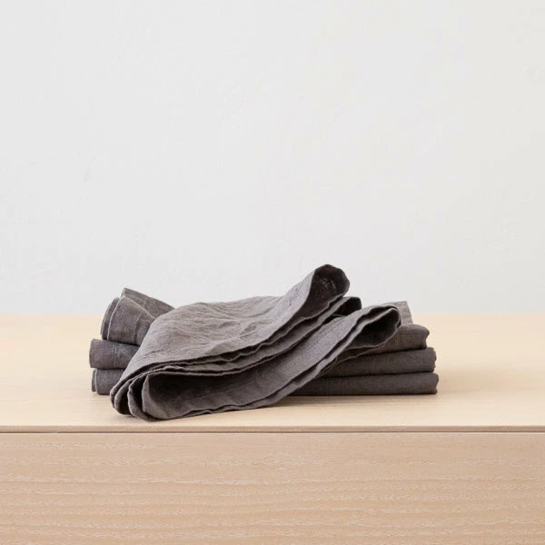 Linen Me Gifts By Occasion Napkin Stone Washed Linen Steel Grey 1 Linen Me Gifts By Occasion Napkin Stone Washed Linen Steel Grey