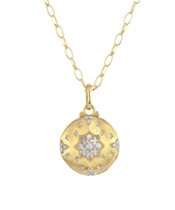 Gifts By Occasion Jude Frances Moroccan Pendant With Center Diamond Flower