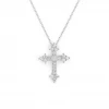 Jude Frances Provence Champagne Small Cross Pendant