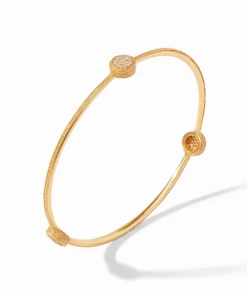Julie Vos Bangle Winsdor Windsor Pavé Clear Crystal