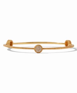 Julie Vos Bangle Winsdor Windsor Pavé Clear Crystal
