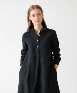 Linen Me Dress Linen Black Camilla Gifts By Recipient