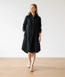 Linen Me Dress Linen Black Camilla Gifts By Recipient