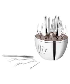 CHRISTOFLE MOOD 24-PIECE SILVER_PLATED FLATWARE SET WITH CHEST 5 CHRISTOFLE MOOD 24-PIECE SILVER_PLATED FLATWARE SET WITH CHEST