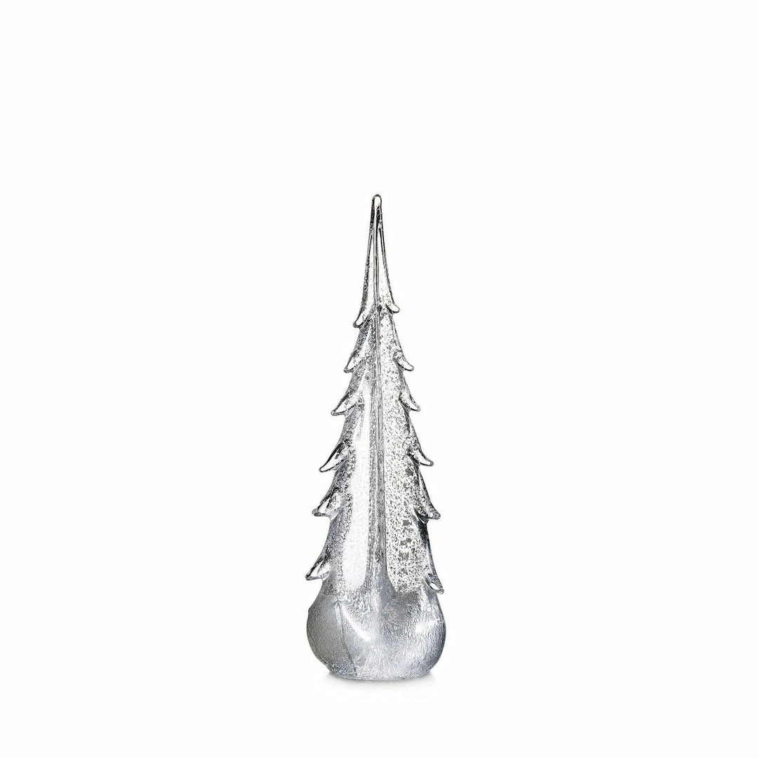Simon Pearce Silver Leaf Evergreen Tree Decorative 2 Simon Pearce Silver Leaf Evergreen Tree Decorative