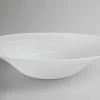 BIDKhome DECORATIVE BOWL SWIRL MATTE FINISH - ALABASTER WHITE