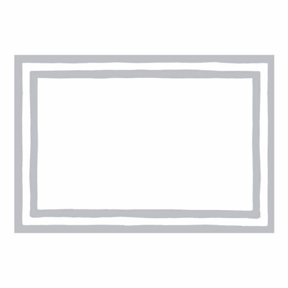 Caspari Silver Foil Striped Place Cards Gifts By Occasion 1 Caspari Silver Foil Striped Place Cards Gifts By Occasion