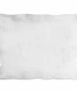 Q Home Large White Rectangular Ruffled Edge Melamine Platter Gifts By Occasion