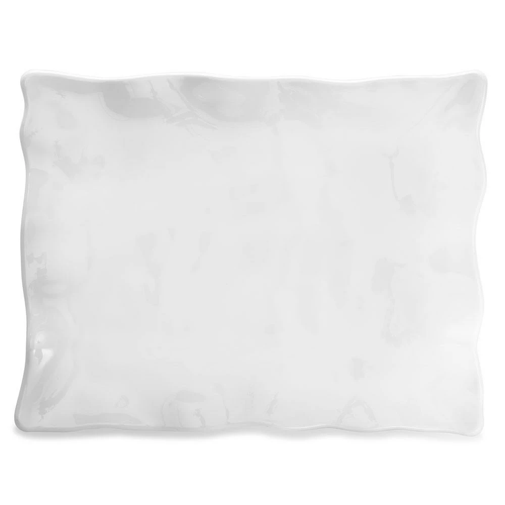 Q Home Large White Rectangular Ruffled Edge Melamine Platter Gifts By Occasion 1 Q Home Large White Rectangular Ruffled Edge Melamine Platter Gifts By Occasion