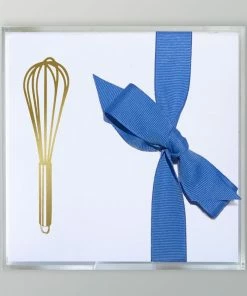 Black Inc CA NOTEPAD GOLD FOIL WHISK Gifts By Occasion