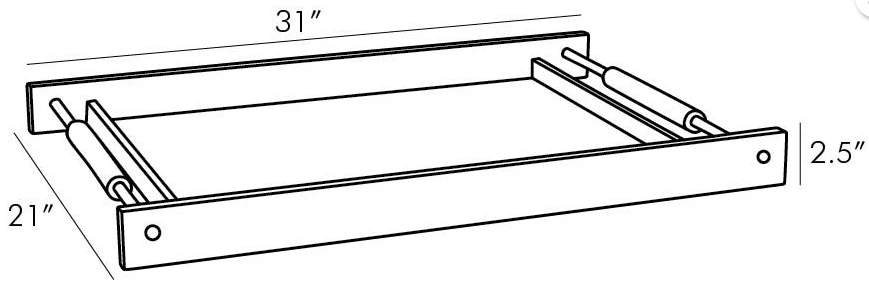 Arteriors TRAY TRACT 7 Arteriors TRAY TRACT