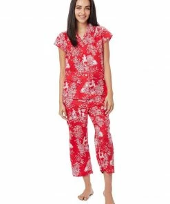 The Cat's Pajamas Gifts By Recipient Rose Luxe Pima Capri Pajama