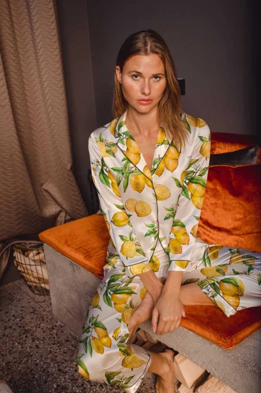 Averie Sleep Alegria Two-Piece Long Pajama Set (Available In 2 Sizes) 3 Averie Sleep Alegria Two-Piece Long Pajama Set (Available In 2 Sizes)