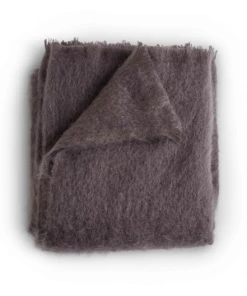 Evangeline Linens Mohair Throw By Evangeline (Available In 9 Colors)