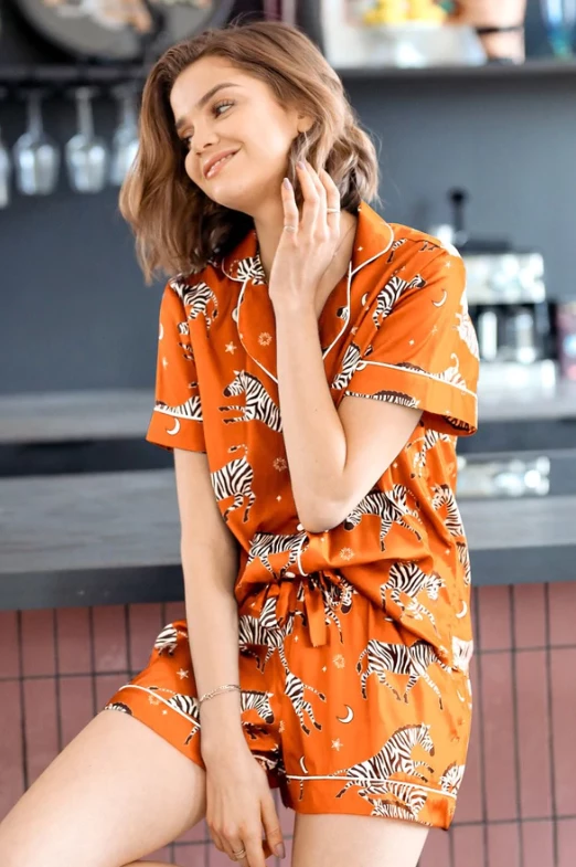 Averie Sleep Aren Two-Piece Short Pajama Set (Available In 3 Sizes) Gifts By Recipient 2 Averie Sleep Aren Two-Piece Short Pajama Set (Available In 3 Sizes) Gifts By Recipient