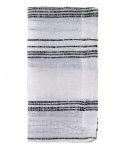 Bodrum Napkin Bistro/Black & White