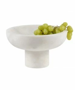 Marble Crafters BOWL MARBLE HIGH FOOTED (Available In 2 Sizes) Gifts By Occasion