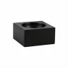 Marble Crafters Gifts By Occasion BOWL MARBLE HIGH SQUARE (BLACK)