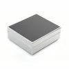 Addison Ross Gifts By Occasion Hinged Box Taupe & Silver (Square)
