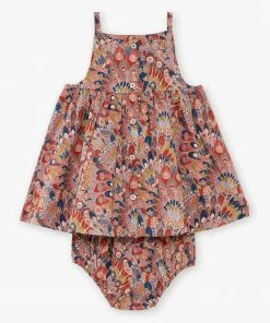 NATALYS Baby Dress Terracotta