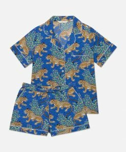 Print Fresh Bagheera Short Sleep Set - Sapphire Gifts By Recipient