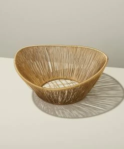 Be Home Gifts By Occasion Basket Gold Rhythm Wire