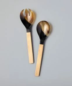 Be Home Gifts By Occasion SERVING SET HORN & BAMBOO