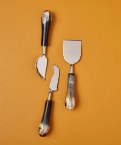 Be Home Cheese Spreader Set Horn & Stainless Gifts By Occasion