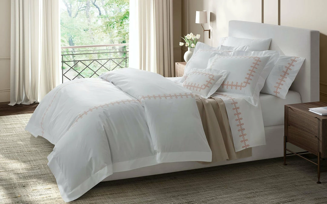 Sheeting Gordian Knot Bedding Collection By Matouk 46 Sheeting Gordian Knot Bedding Collection By Matouk