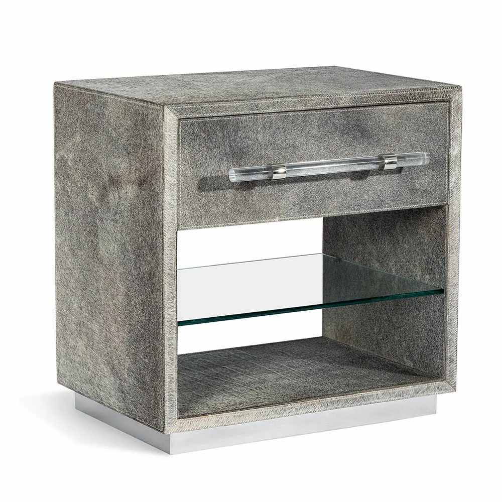 Interlude Side Tables BEDSIDE CHEST HIDE 2 Interlude Side Tables BEDSIDE CHEST HIDE