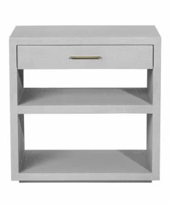 Interlude BEDSIDE CHEST LIGHT GREY