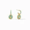 Julie Vos Bee Cameo Hoop & Charm Earring