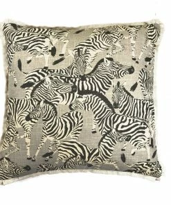 Signature Pillows Gifts By Occasion Anthem Beige Multi Zebras Pillow