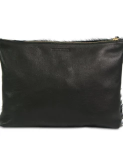 Kempton & Co Black Pony Medium Clutch Gifts By Occasion
