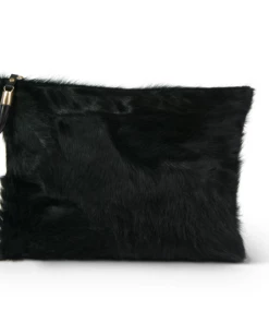Kempton & Co Black Pony Medium Clutch Gifts By Occasion
