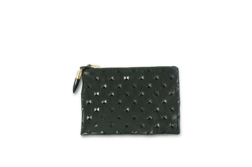 Kempton & Co Gifts By Occasion Black Studded Small Pouch 1 Kempton & Co Gifts By Occasion Black Studded Small Pouch