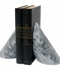 Marble Crafters Gifts By Occasion BOOKENDS MARBLE (CLOUD GRAY)