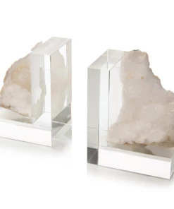 John Richard BOOKENDS CRYSTAL SET OF 2 Gifts By Occasion