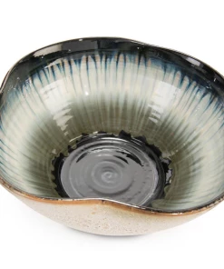 John Richard BOWL WHITE & SMALT BLUE