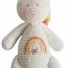 EFL Kids Baby Crochet Unicorn Rattle