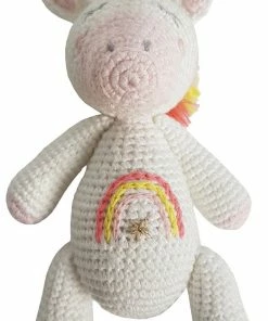 EFL Kids Baby Crochet Unicorn Rattle